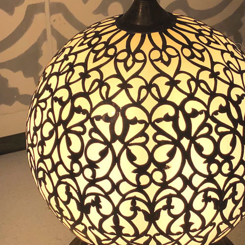 GADAN 照明・モロッコランプ スタンド「真鍮ランプ ルシオールS