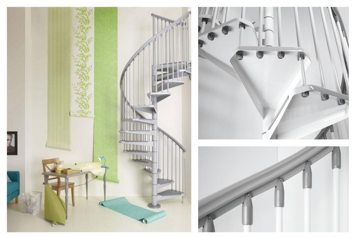 ARKE階段キットシリーズ 屋内用らせん階段「STEEL（スチール