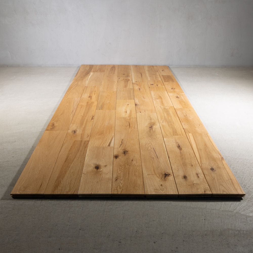 無垢フローリング「Vivid Wide オーク（オイル）」オスモクリア仕上げ