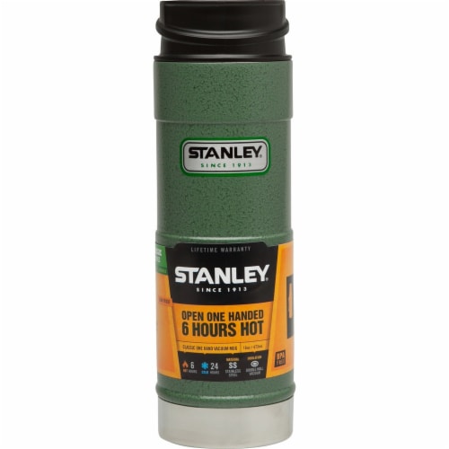 Stanley® Classic One-Hand Vacuum Mug - Hammertone Green, 16 oz