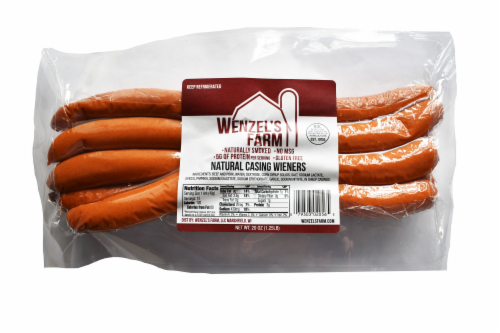 Wenzel's Farm Natural Casing Wieners, 20 oz - Pick 'n Save