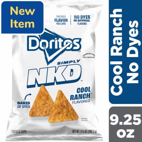 Doritos Simply NKD Cool Ranch Flavored Tortilla Chips, 9.25 oz