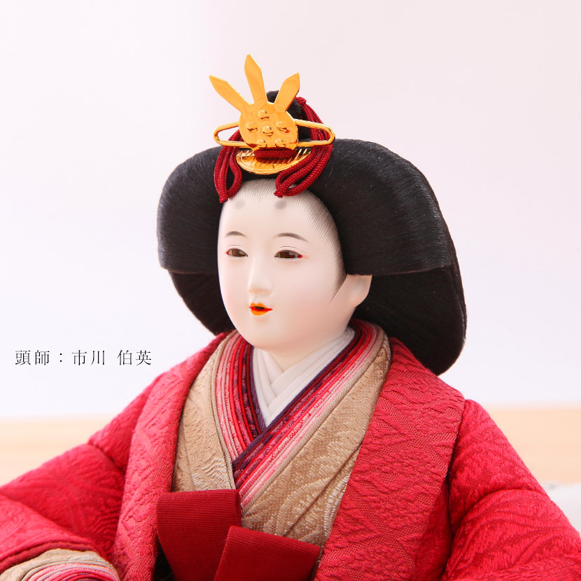 久宝堂オリジナル『清水久遊作 十番 紫 刺繍花菱 親王飾』のご紹介