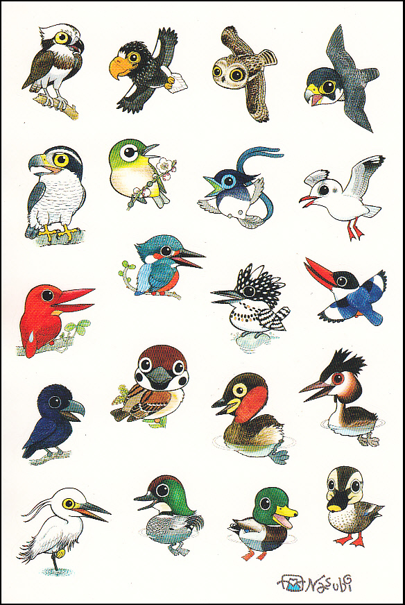 冨士鷹 なすび 野鳥シール Hobby's World｜野鳥撮影やバード