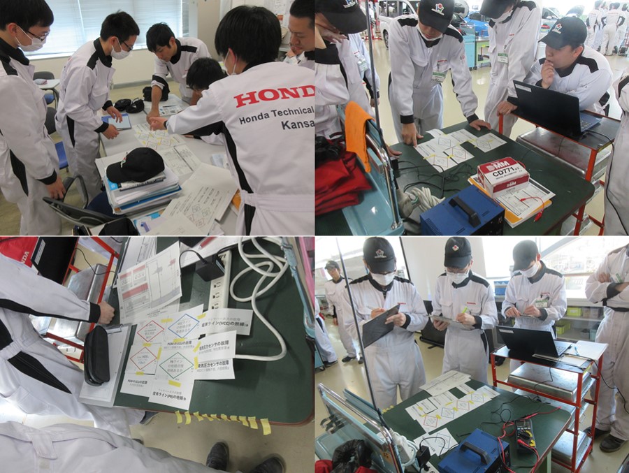 一級自動車整備研究科4年生】HDSの授業を行いました｜新着情報｜ホンダ