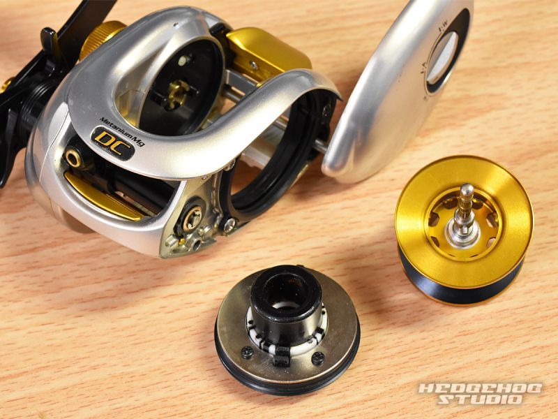 シマノ 08メタニウムMgDC/MgDC7のDCユニット内部のベアリング交換方法