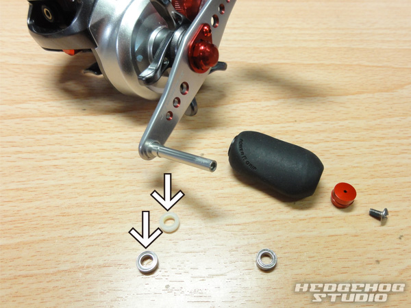 シマノ】11スコーピオンDC/DC7用 ハンドルノブベアリング（+2BB）