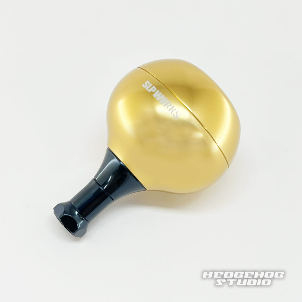DAIWA/SLP WORKS] RCS 47mm Aluminum Round Shaped Power Knob GOLD