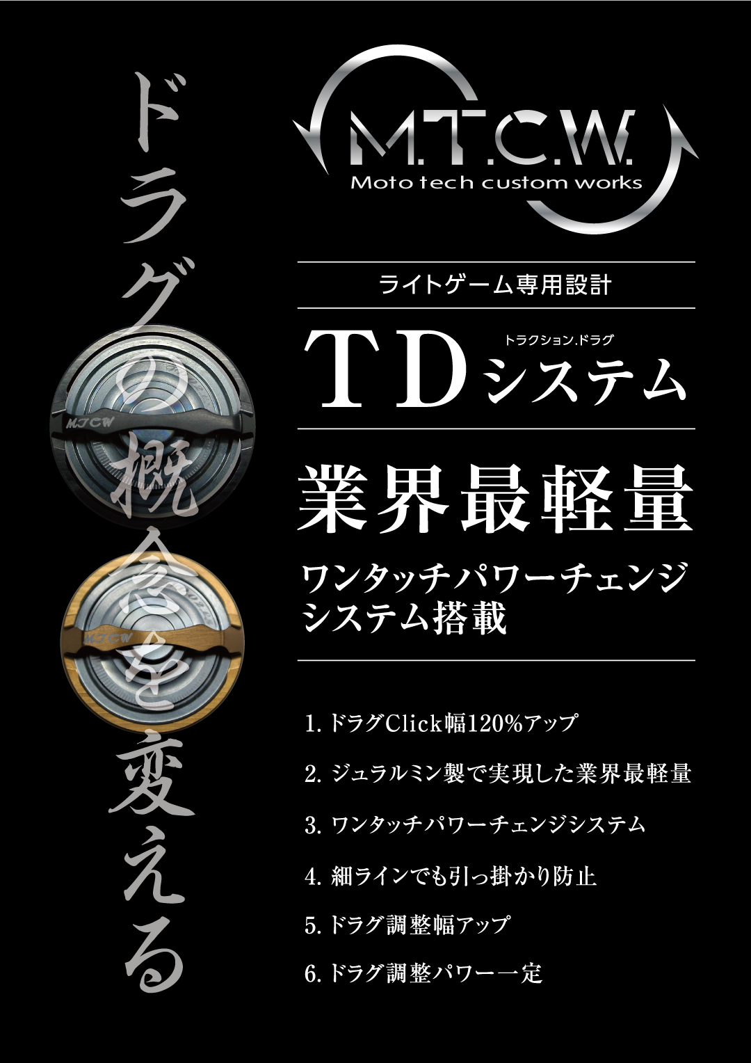 MTCW】TD system ドラグノブ（TDシステム）