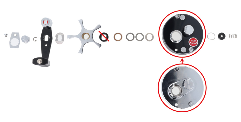 Avail/アベイル】ABU Ambassadeur サイドカップセット 2501C IAR