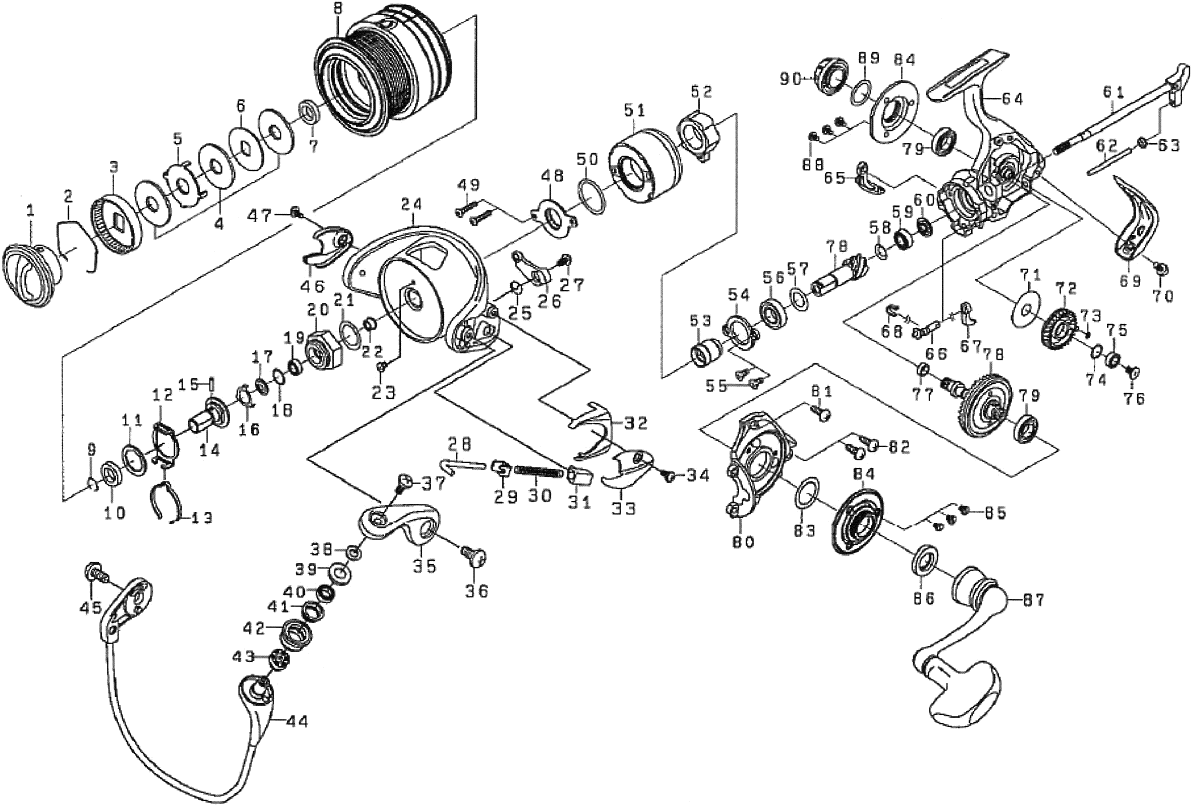 ダイワ純正お取り寄せパーツ：納期1ヶ月】12ルビアス 3012H 製品コード