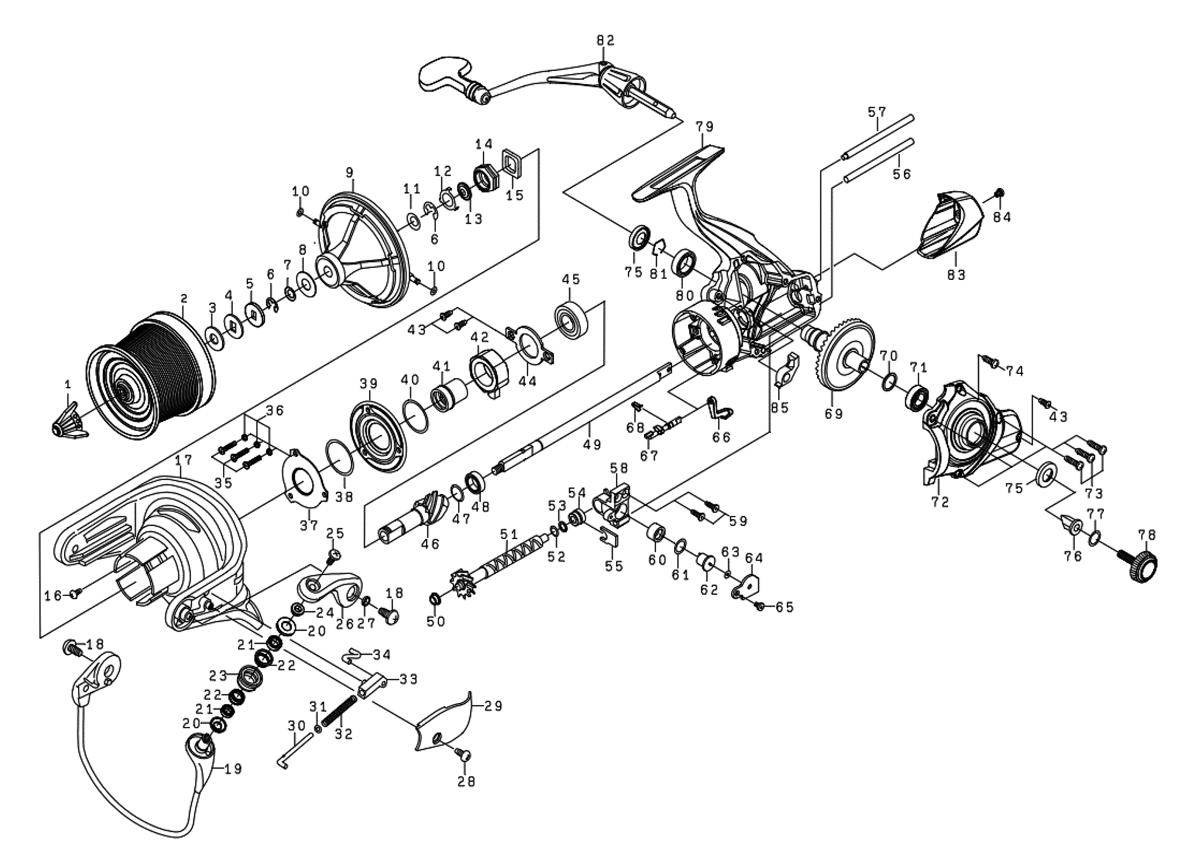 ダイワ純正お取り寄せパーツ：納期1ヶ月】23ロングビーム 35 06PE 製品