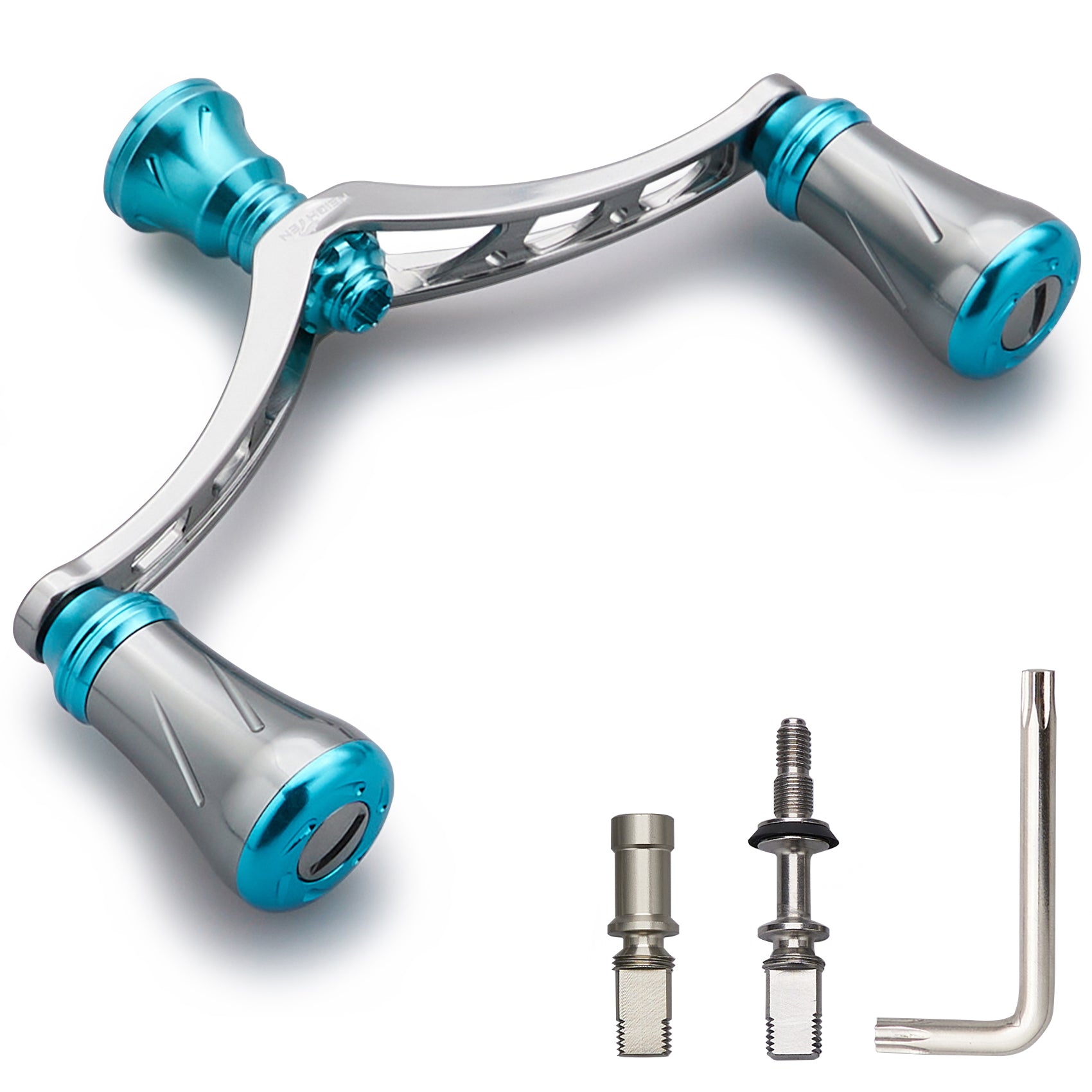 HEIGHTEN 98mm リール ハンドル 19mm ノブ 搭載 シマノ ダイワ 通用