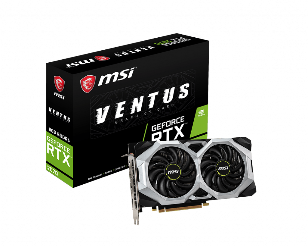 MSI Gaming GeForce RTX 2070 8GB GDRR6 256-bit HDMI/DP/USB Ray