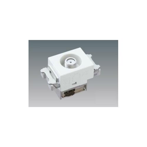 埋込ホーム用高シールドテレビターミナル(ホワイト) ＜WCS3013W