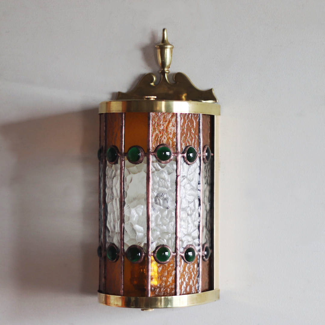 要電気工事・取付工事】USAヴィンテージリメイク照明｜ステンドグラス