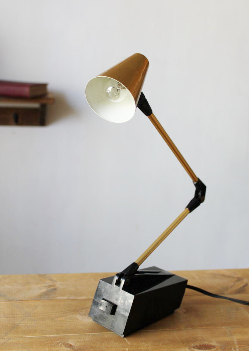 USAヴィンテージTENSORブラケット兼用デスクライトMODEL7100｜60's