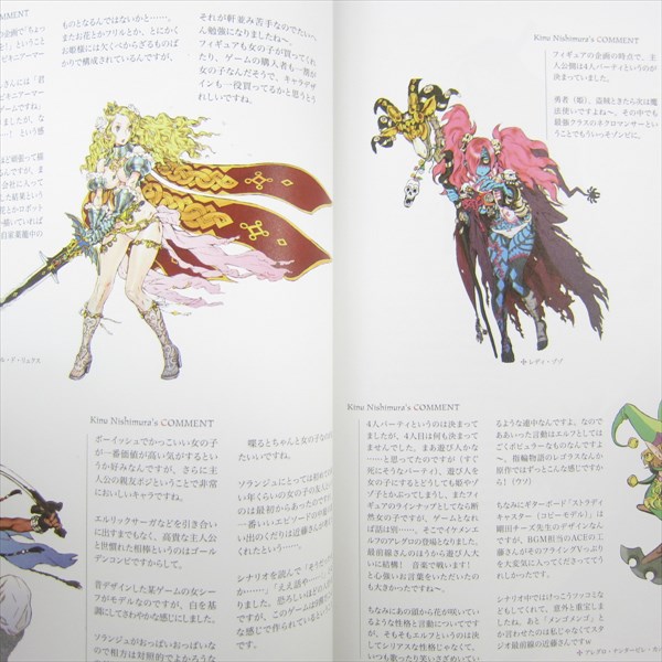 CODE OF PRINCESS Official Art Works KINU NISHIMURA Nintendo 3DS