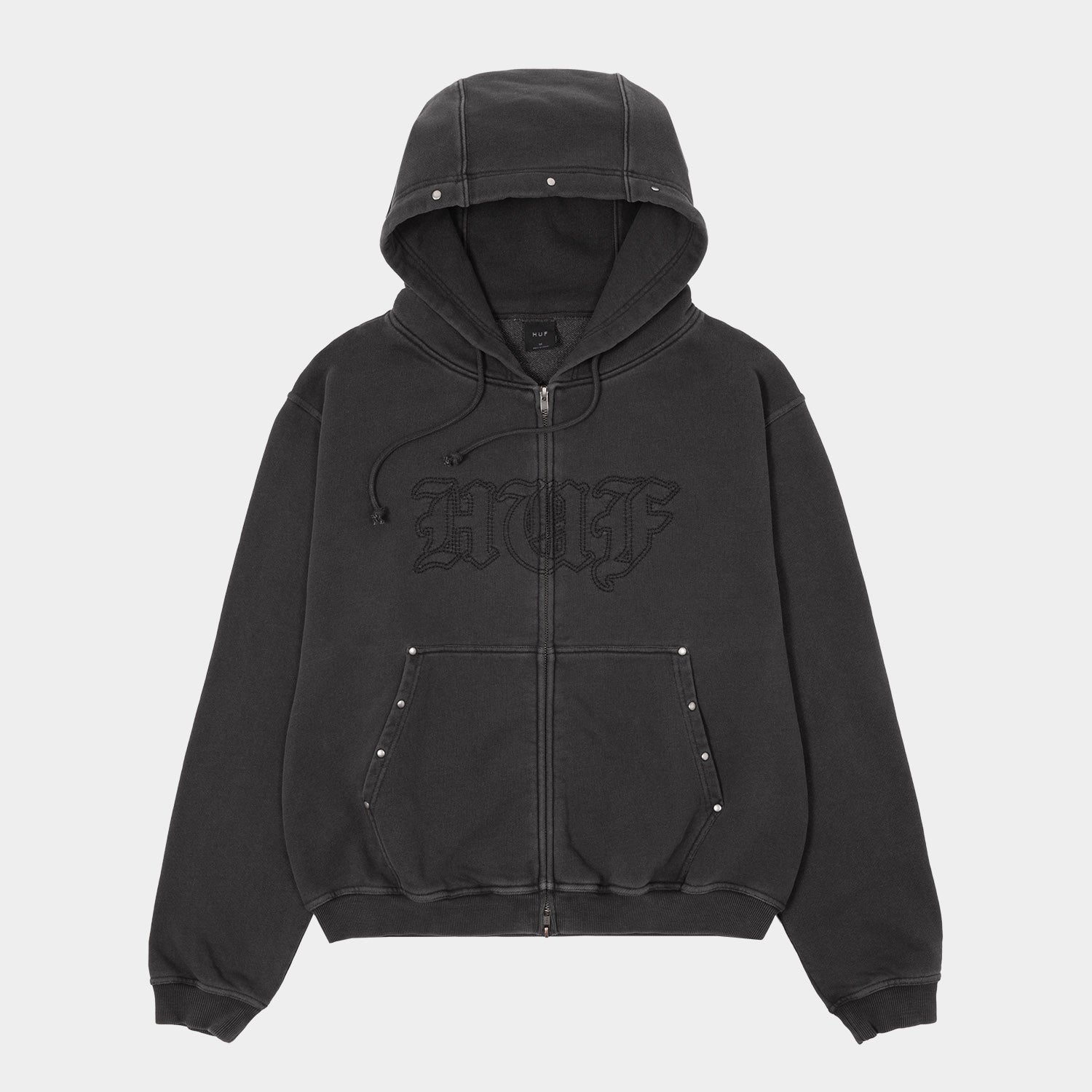 STUDDED FULL ZIP HOODIE｜HOODIES（パーカー）｜【公式通販 HUF】｜ハフ