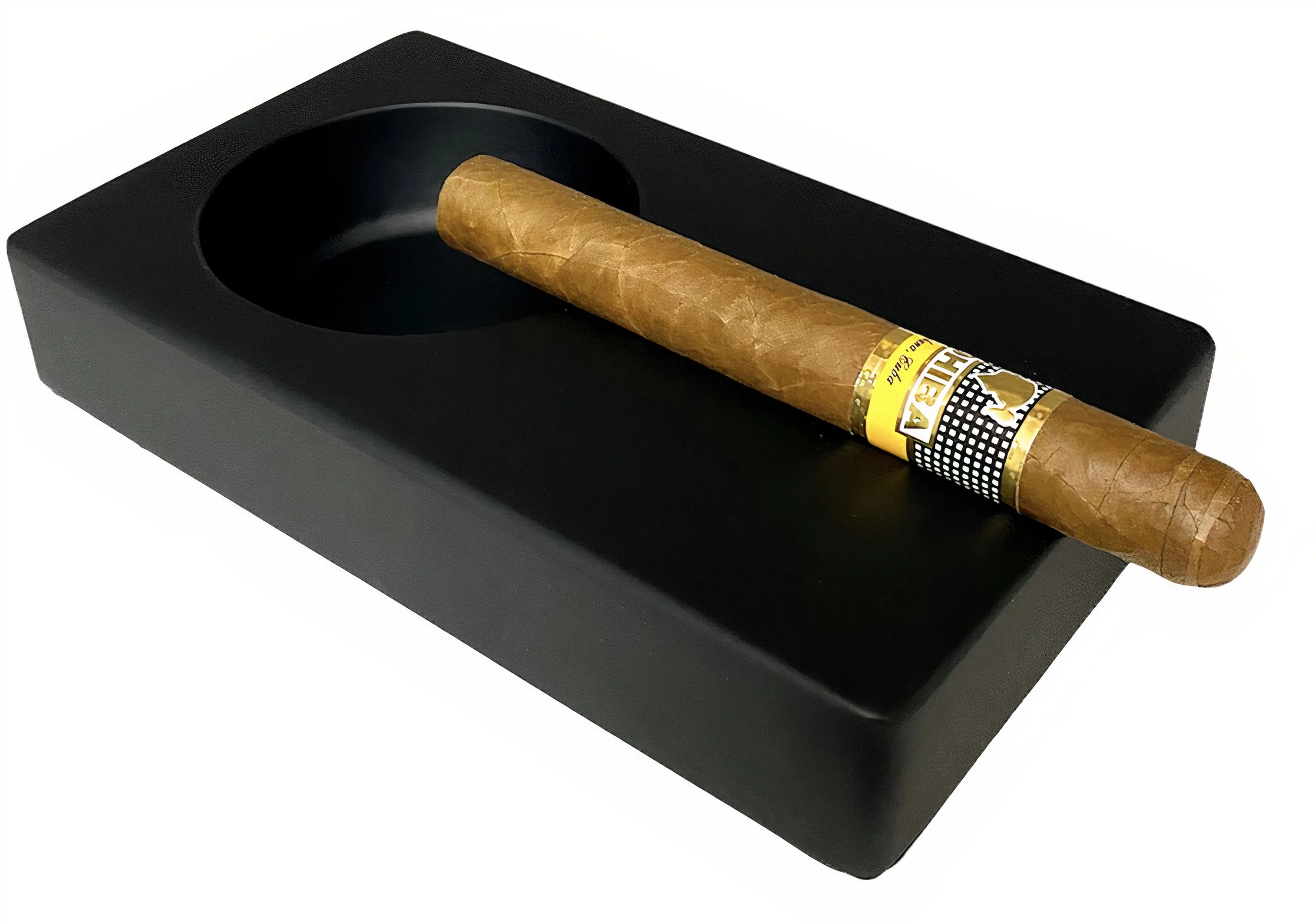 BigSmoke 木製葉巻用灰皿 ブラック 1本用 | 6 レビュー | 最低価格で