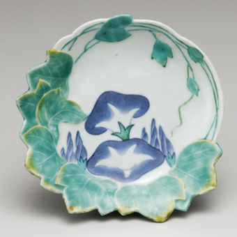 今右衛門古陶磁美術館】色絵朝顔文変形皿・古陶磁コラム