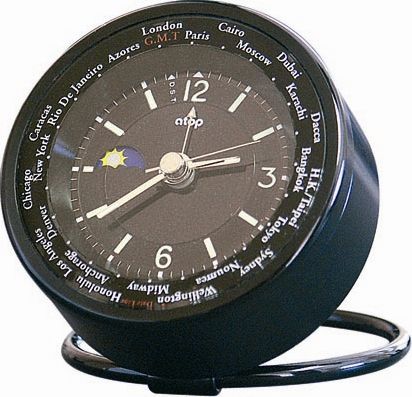 世界の時刻が直ぐわかる トラベルクロック atopワールドタイム