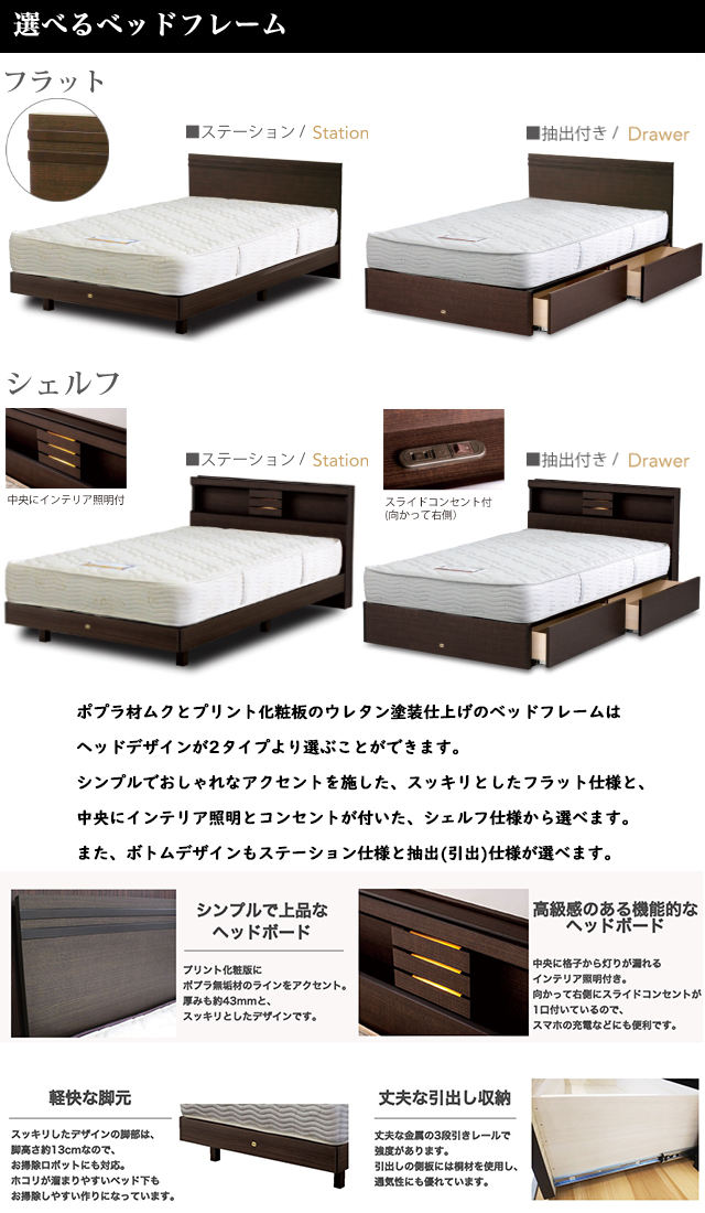 SIMMONS(シモンズ)〗クルス2 お買い得シモンズベッドセット – 家具の