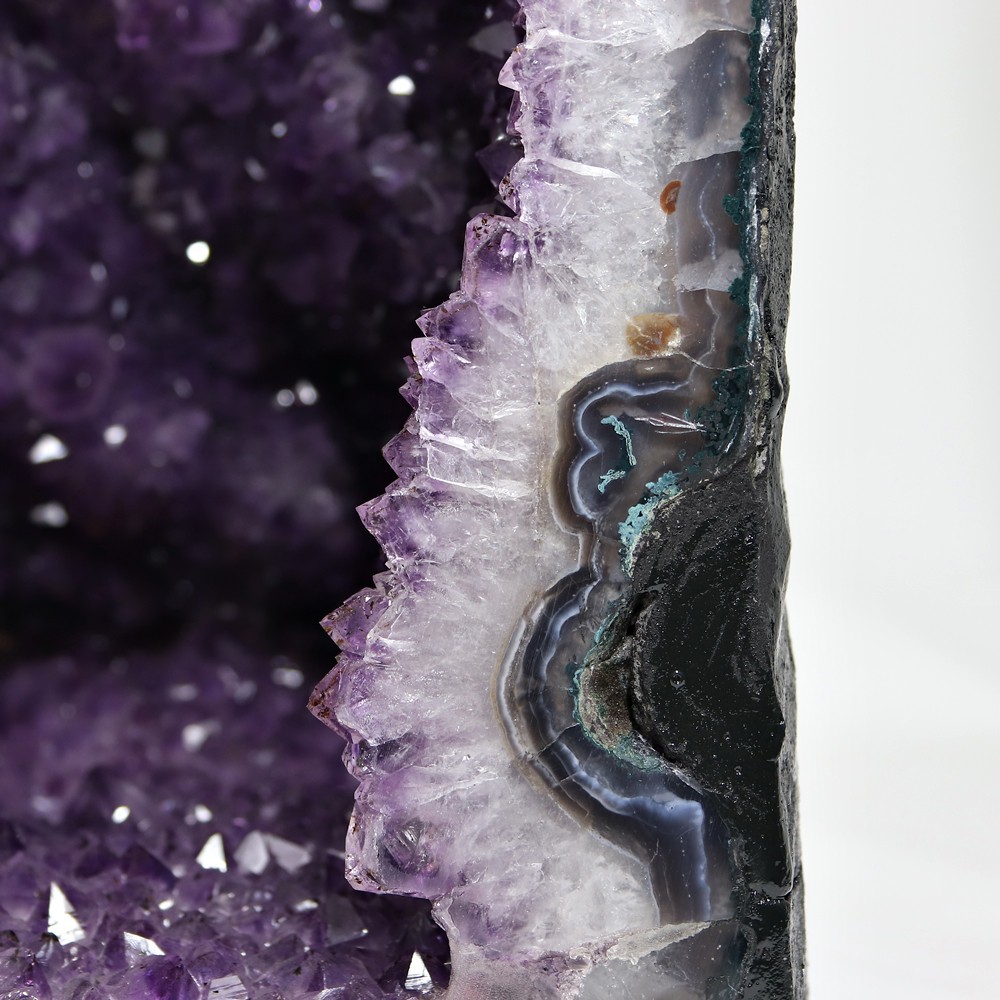 特別価格]ブラジル産アメジストドーム（全長56cm） - 埼玉県吉川市の