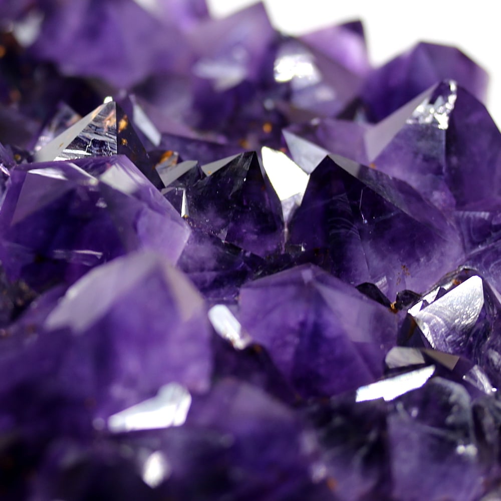 高品質]ブラジル産アメジストクラスター/ゲーサイトインクルージョン