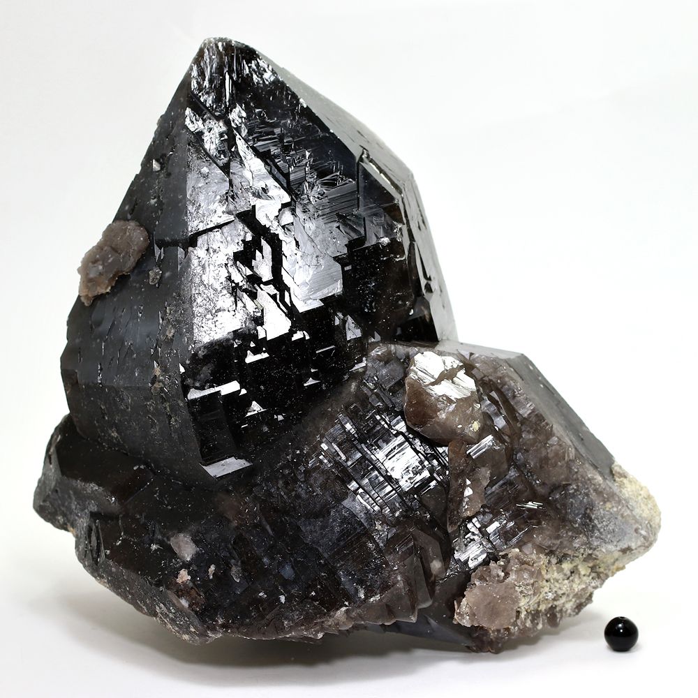 特別価格/高品質]ブラジル産モリオン原石クラスター/天然黒水晶（大型