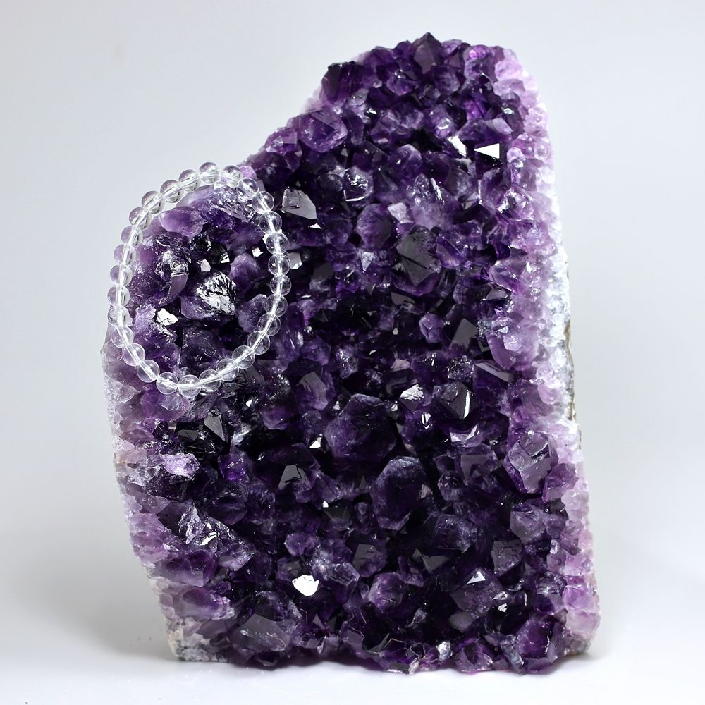 ブラジル産]スタンドアメジストクラスター/原石 - 埼玉県吉川市の