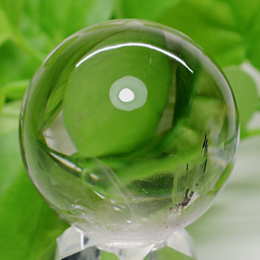 ガネッシュヒマール産ヒマラヤ水晶丸玉/スフィア（球体直径49.6-49.8mm