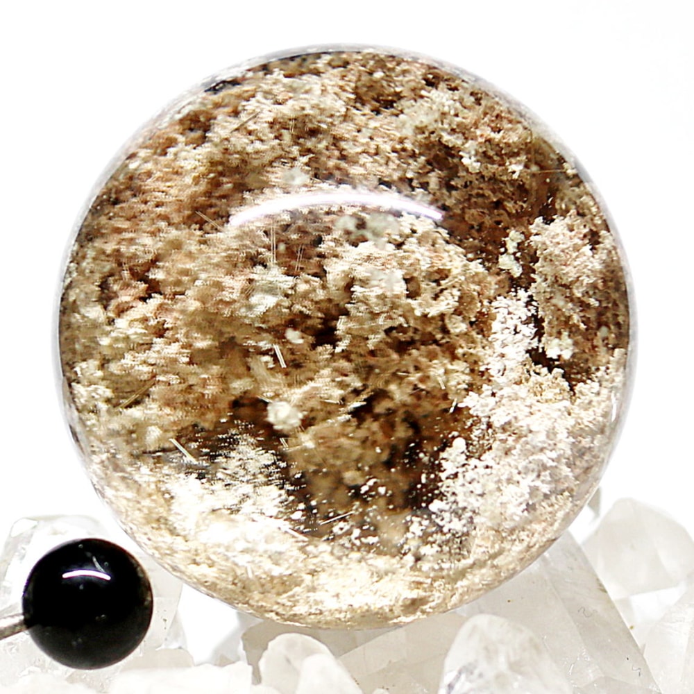 トップクォリティ]ガーデンクォーツ丸玉/ガーデン水晶スフィア（球体