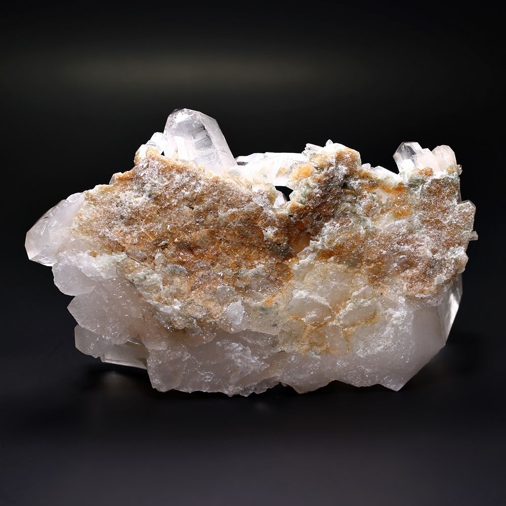 インド/ダーラ産ヒマラヤ水晶クラスター/ダーラクォーツ（原石767g