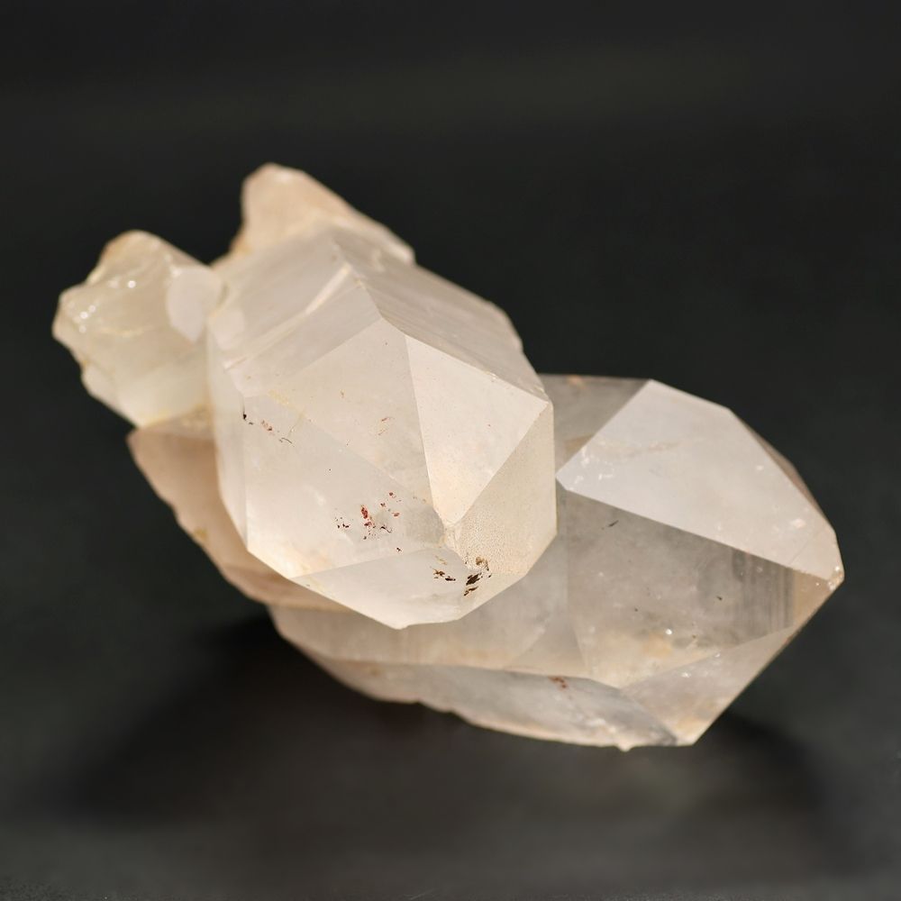 高品質]インド/マニカラン産ヒマラヤ水晶クラスター/原石580g（天然