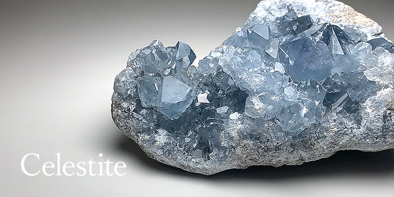 セレスタイトクラスター（未加工原石、群晶） - 埼玉県吉川市の天然石