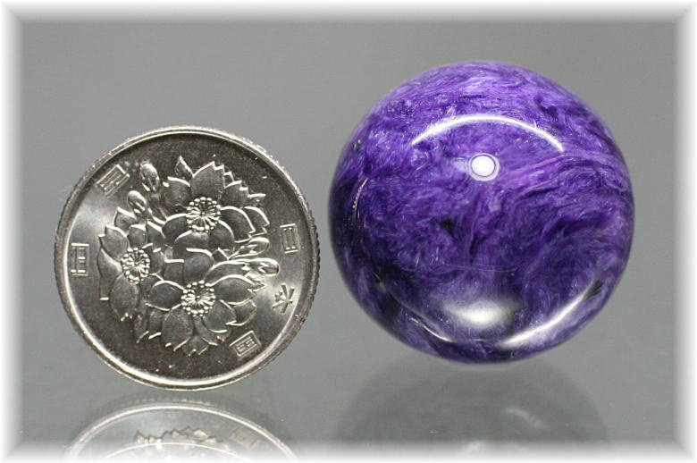 ロシア産]チャロアイト丸玉/スフィア - 埼玉県吉川市の天然石専門店