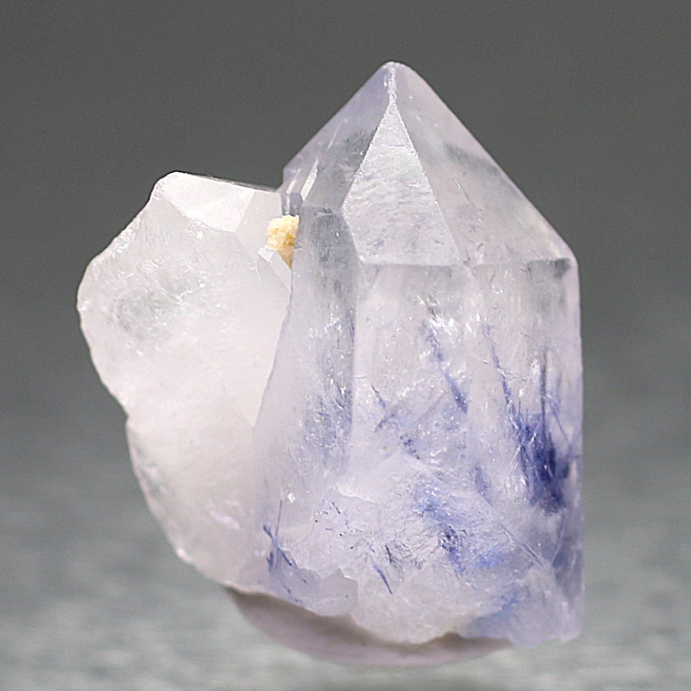 ブラジル産]デュモルチェライトインクォーツ原石ナチュラルポイント