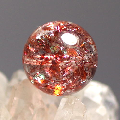 最高品質]ファイアークォーツ1粒売り（11.8mm） - 埼玉県吉川市の