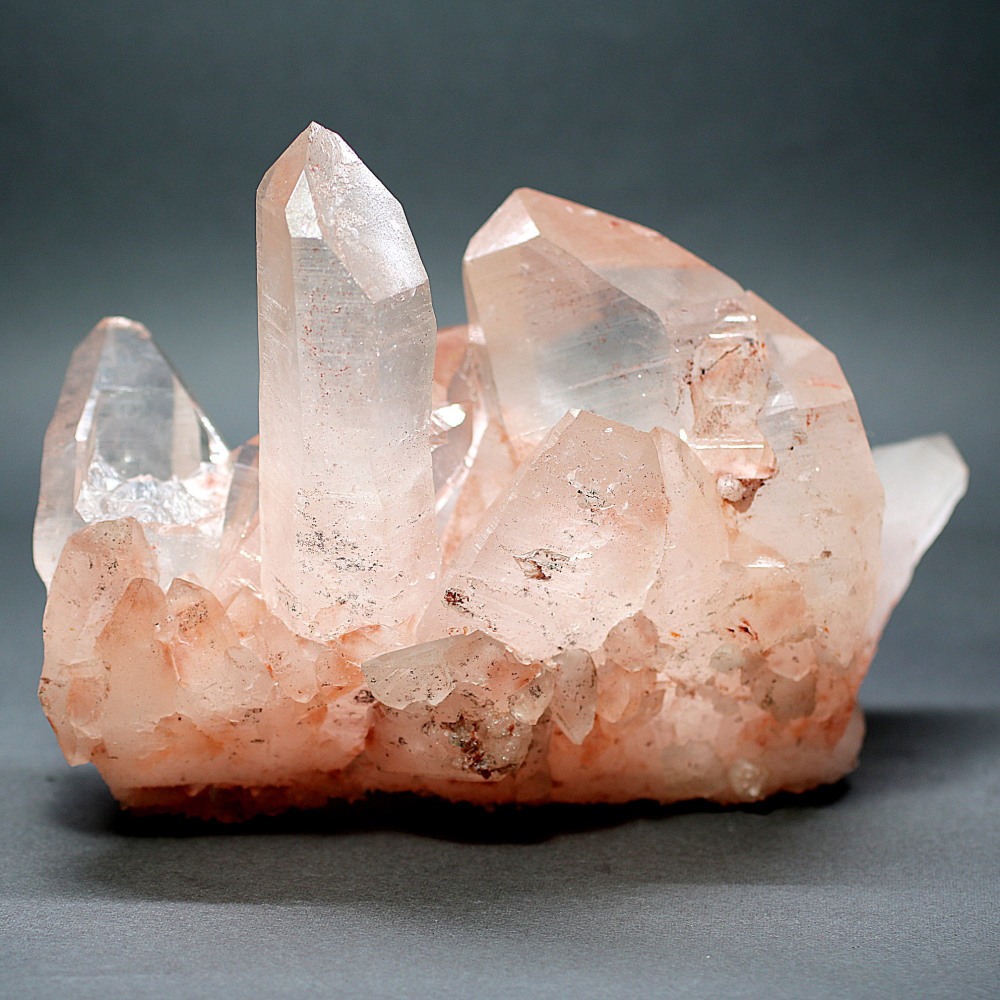 特別価格/インド/マニカラン産]ヒマラヤ水晶クラスター/原石（ピンク