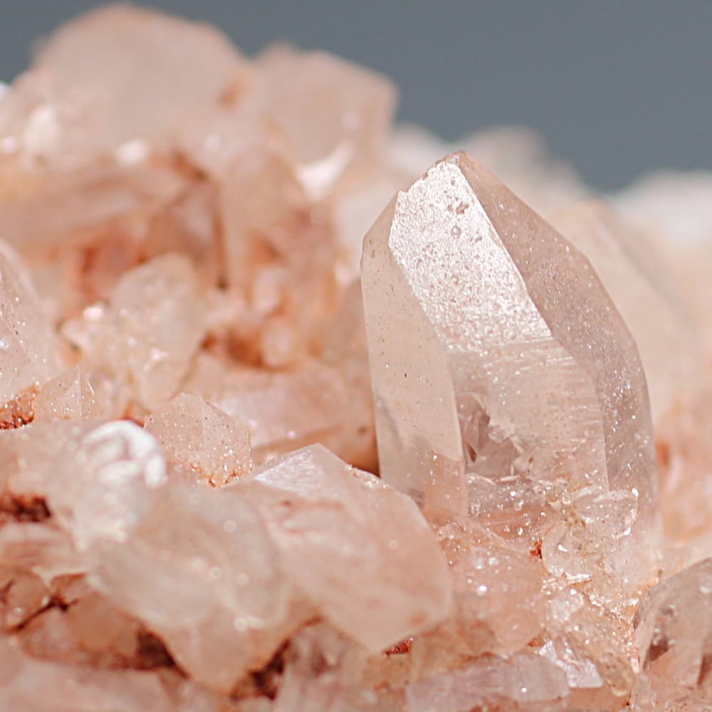 高品質]インド/マニカラン産ヒマラヤ水晶クラスター/原石小さめサイズ