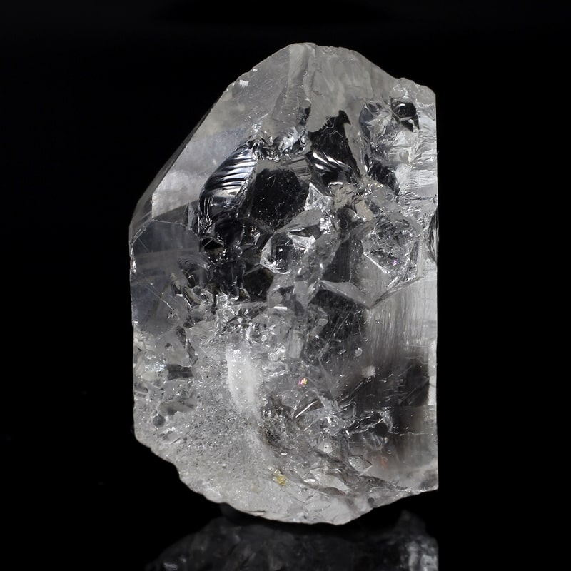 ブラジル産]プラチナルチルクォーツ原石ナチュラルポイント