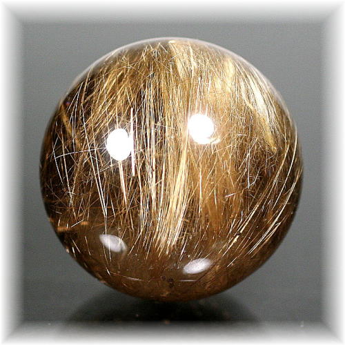 ゴールドルチルクォーツ丸玉/スフィア - 埼玉県吉川市の天然石専門店