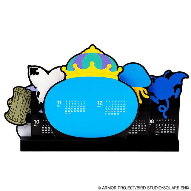 ドラクエ』モンスターが台座付きカレンダーに！デスクの空きスペースに