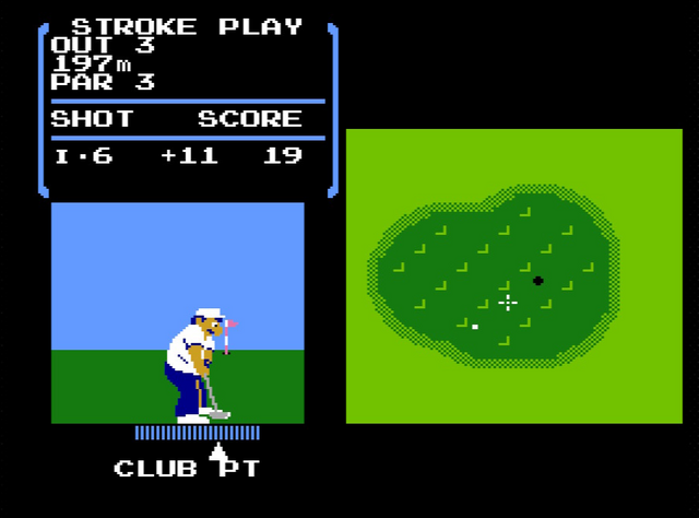 大人たちが熱狂した！名作として名高いファミコンソフト『ゴルフ』と