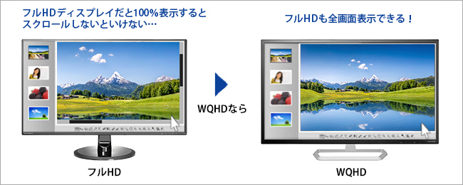 EX-LDQ321DB | 広視野角ADSパネル採用＆WQHD対応31.5型ワイド液晶