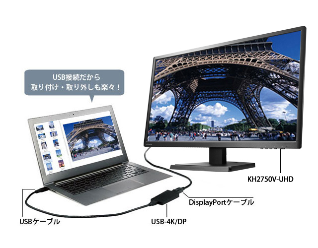 KH2750V-UHD | 4K対応＆広視野角ADSパネル採用27型 ワイド液晶