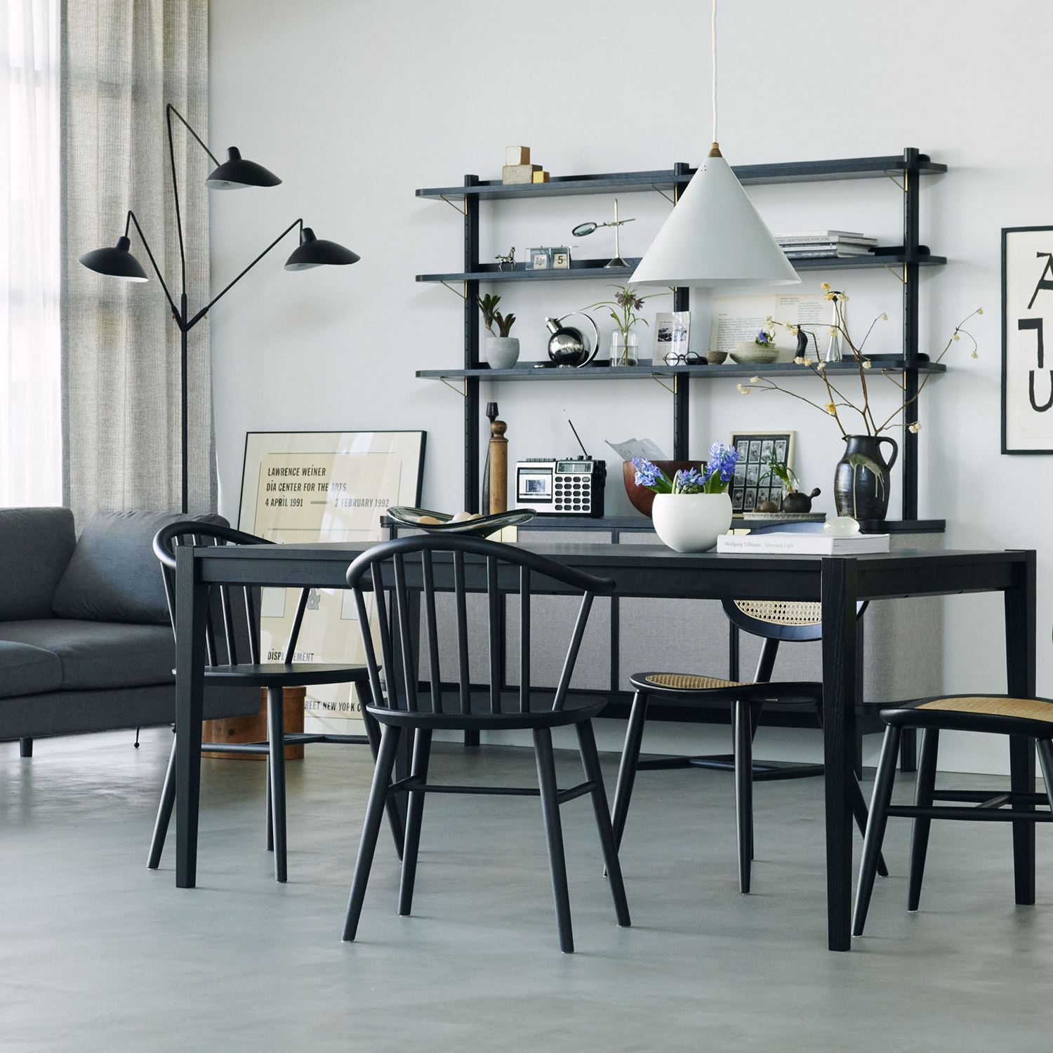 LAMPADAIRE 3 LUMIERES /Serge Mouille｜フロアランプ｜IDEE SHOP Online