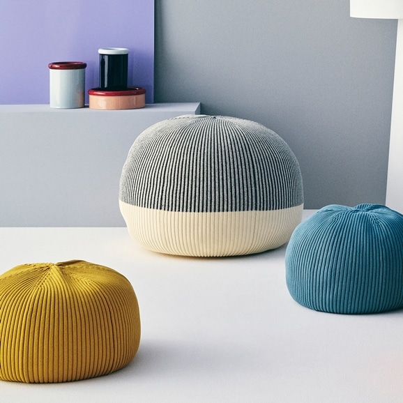 PUUF White×Black MIX｜1人掛け｜IDEE SHOP Online