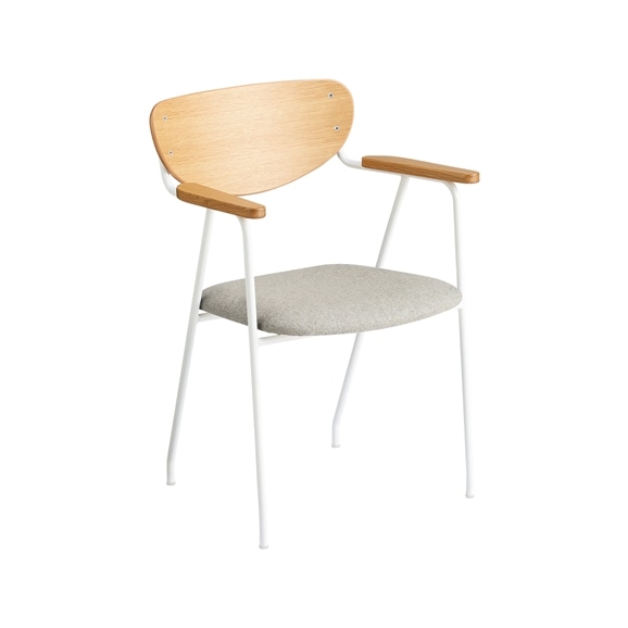 受注生産品】DJANGO ARM CHAIR White｜リビング・ダイニングチェア